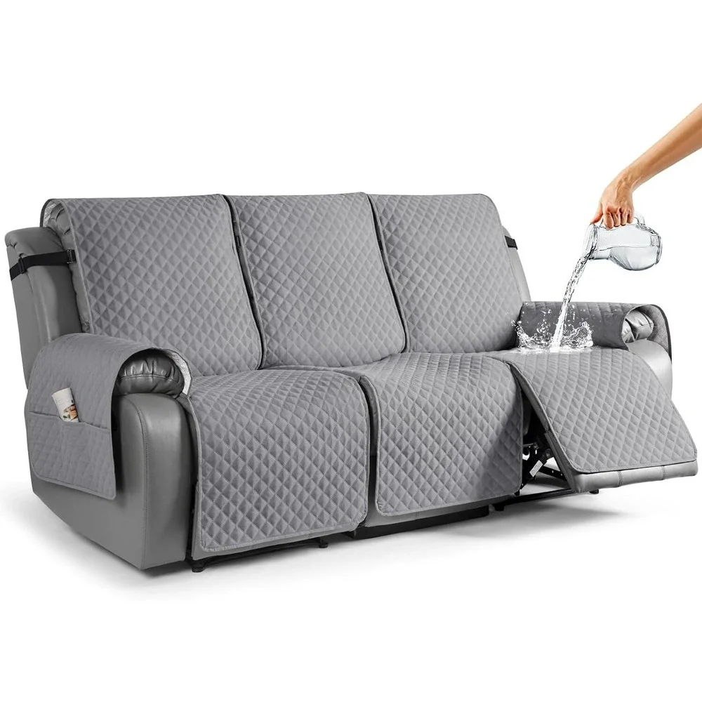 TAOCOCO Recliner Sofa Slipcover 3 Cushion Washable‎ Pet-Friendly Couch Cover